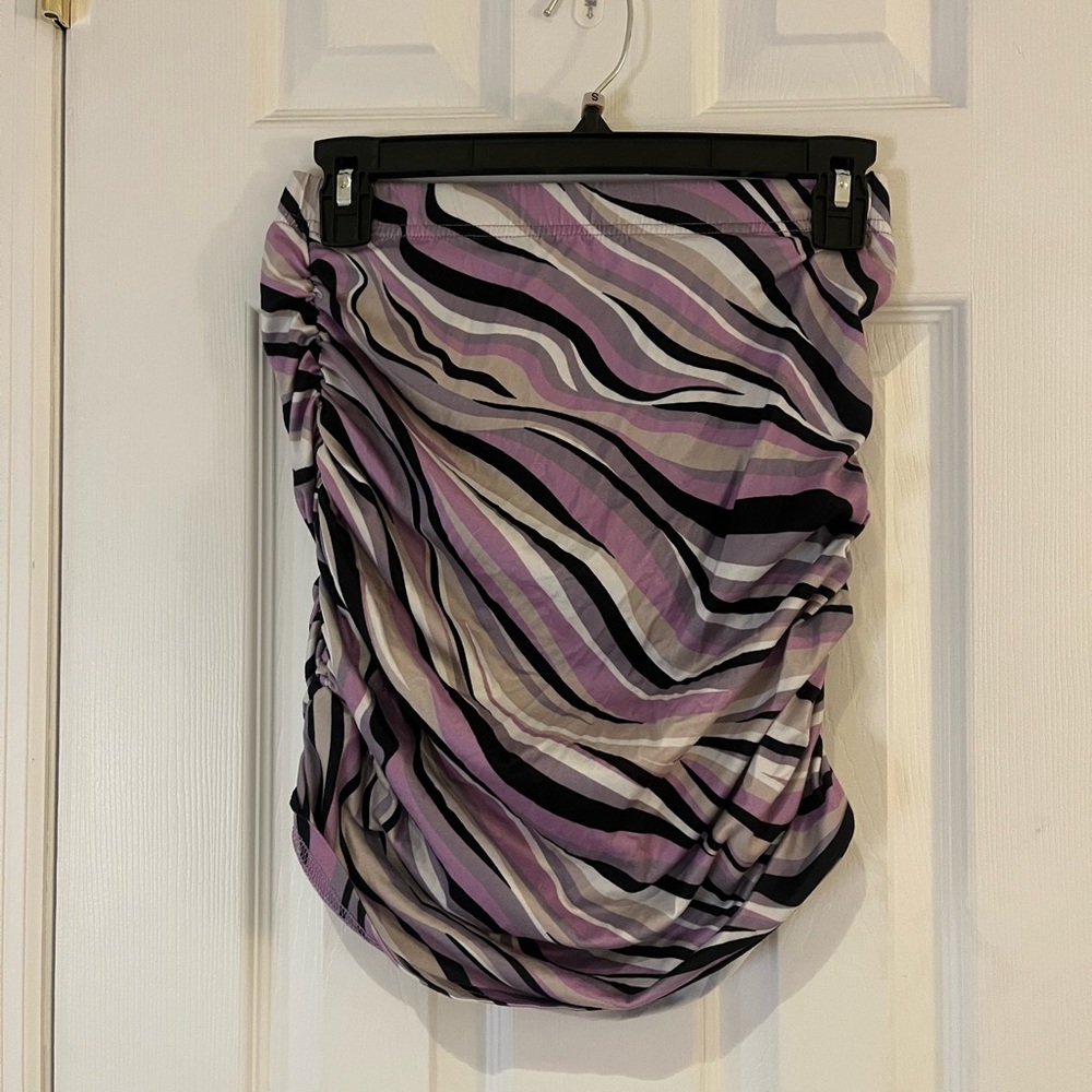 Black and Purple Skirt